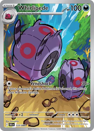 Whirlipede (Black Bolt 133/086)
